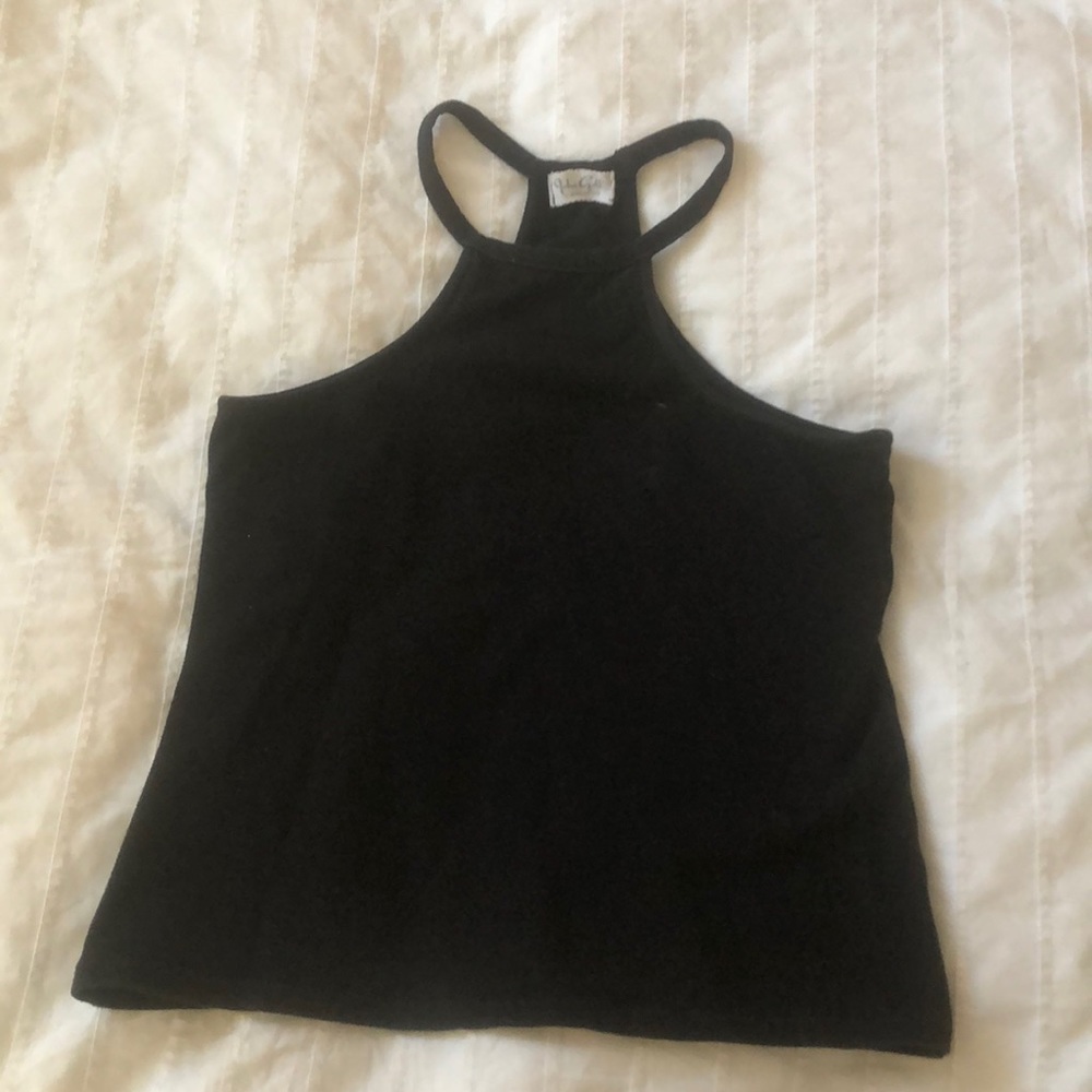 Black Brandy Melville cropped tank